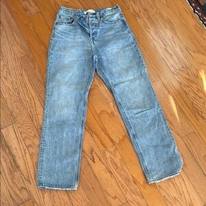 Denim Forum Blue Straight Jeans Vintage Style